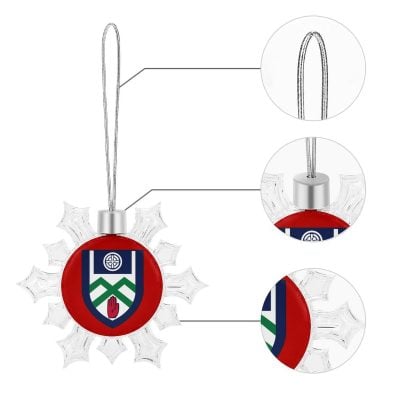 Monaghan GAA Irish Christmas Snowflake Ornament