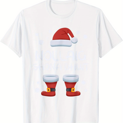 Irish Santa Graphic Christmas T-Shirt