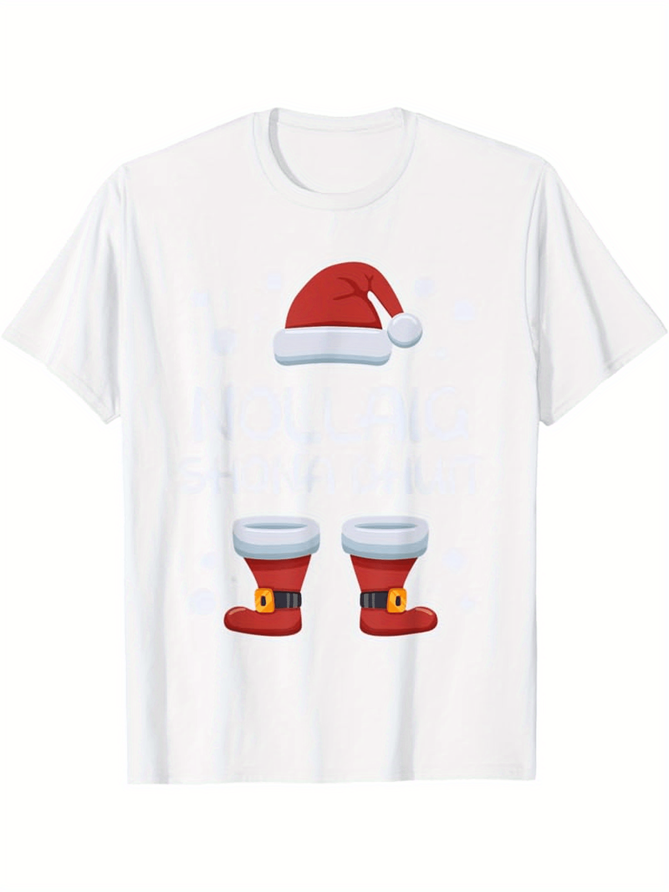Irish Santa Graphic Christmas T-Shirt Irish Santa Graphic Christmas T-Shirt