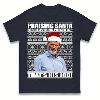 Roy Keane Santa Delivery Christmas T-Shirt