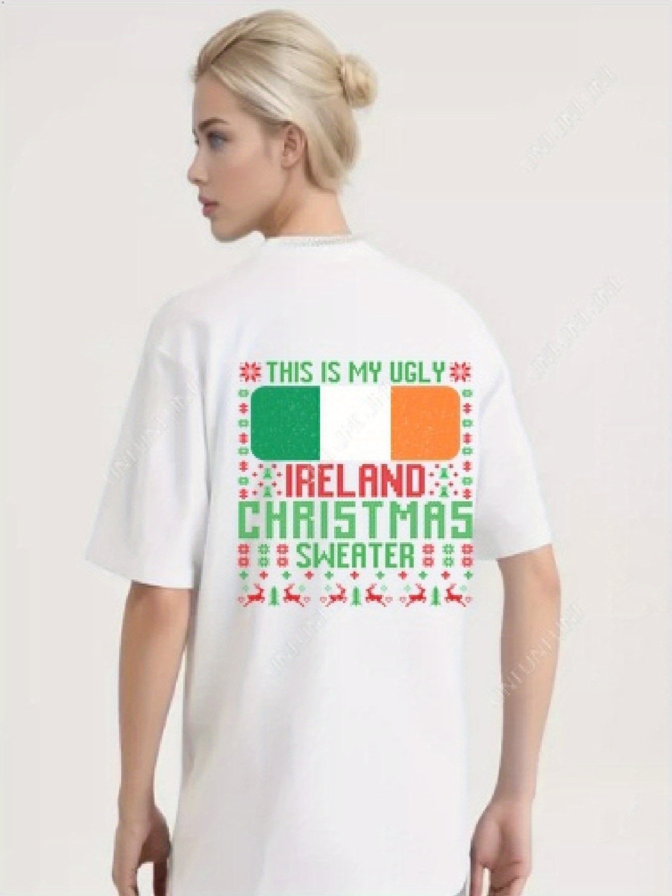 Ireland Ugly Christmas Sweater T-Shirt Ireland Ugly Christmas Sweater T-Shirt