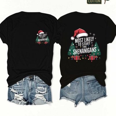 Irish Gifts - GAA, Ireland Football Jerseys, Ireland Rugby Jerseys Irish Christmas T-Shirt - Funny