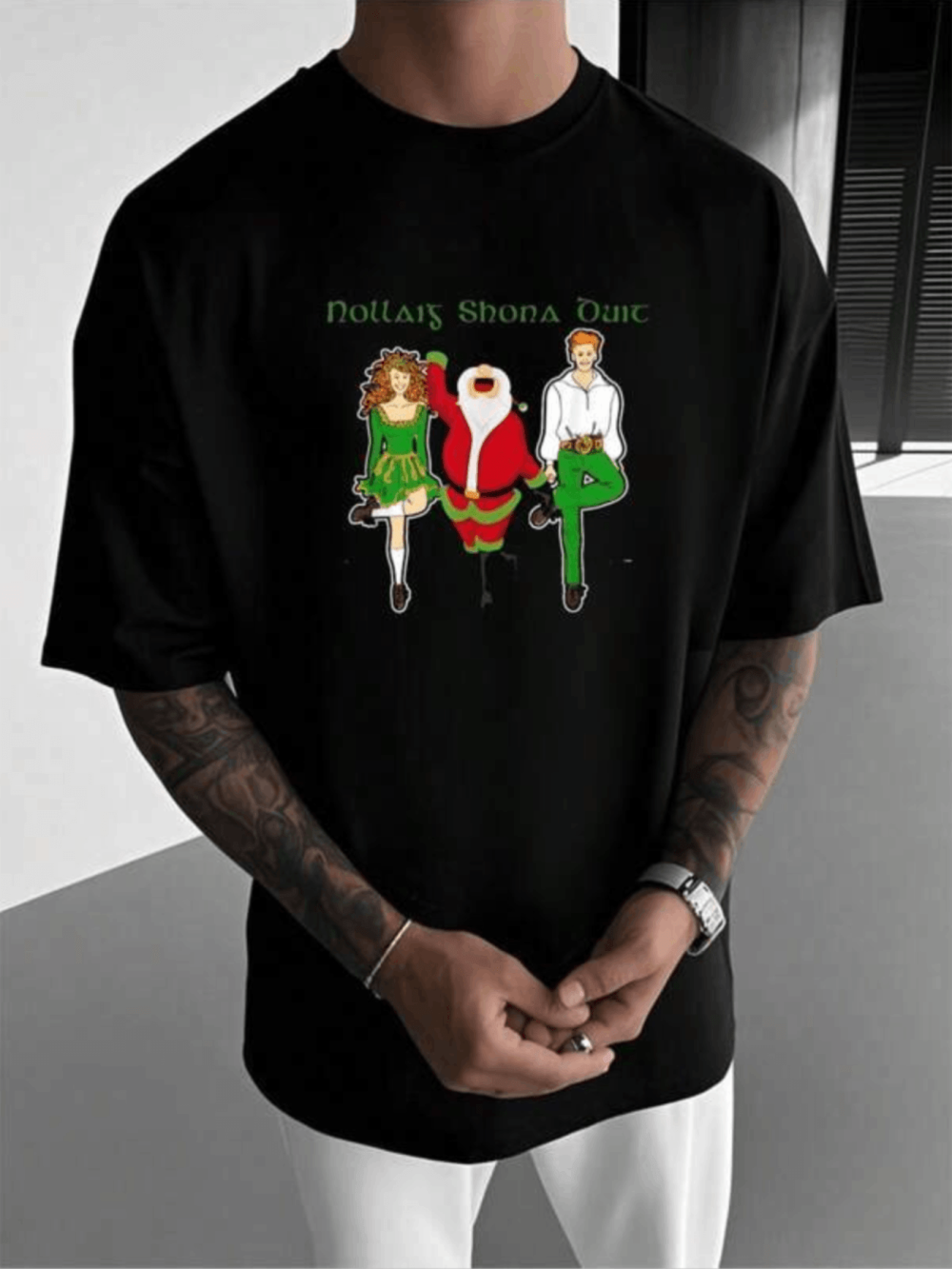 Irish Celtic Knot Christmas Tree T-Shirt