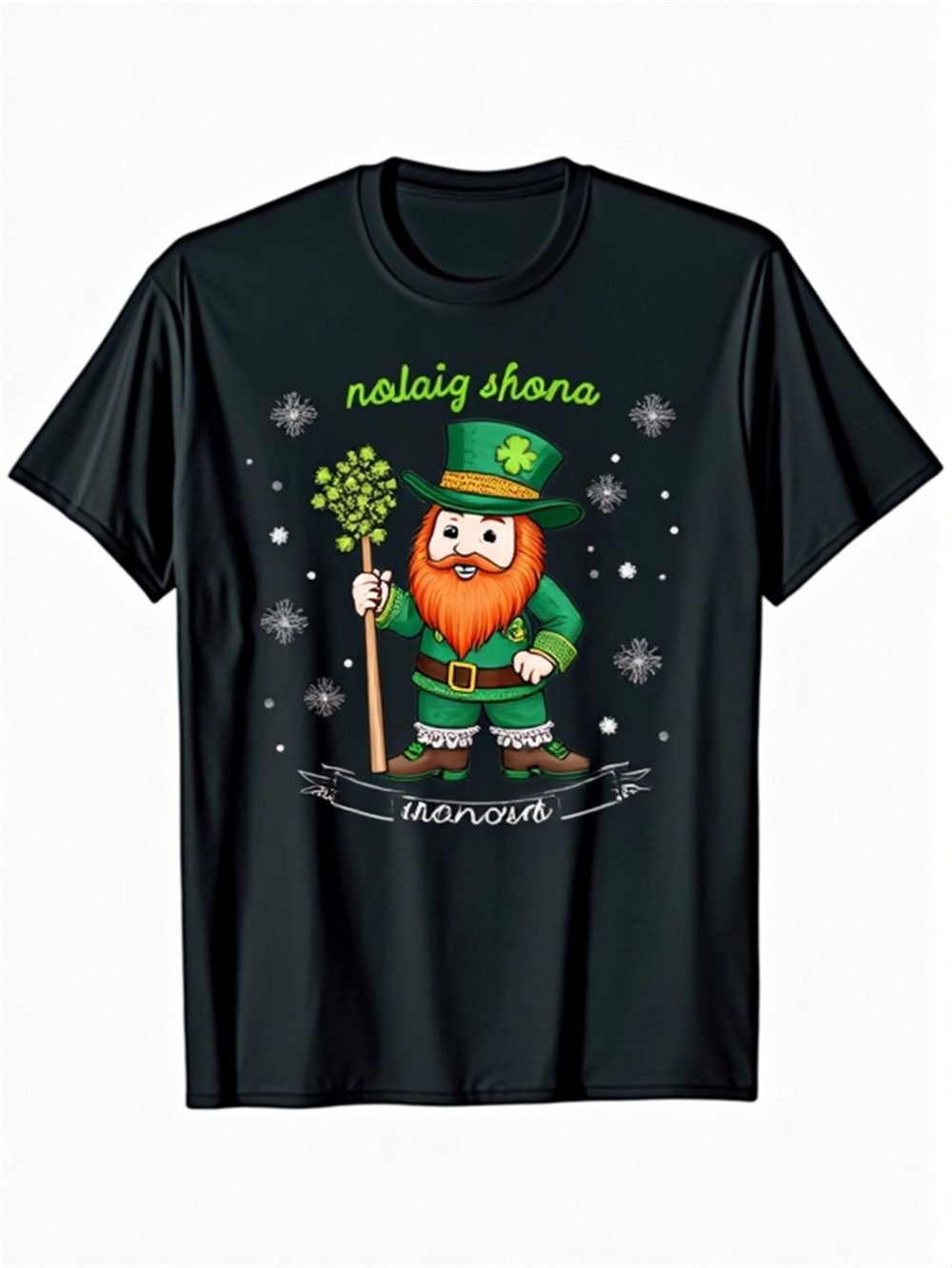 Irish Santa Claus Heavyweight Christmas T-Shirt