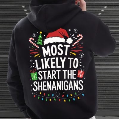 Irish Gifts - GAA, Ireland Football Jerseys, Ireland Rugby Jerseys Funny Christmas Hooded Sweatshirt