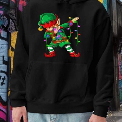 Irish Gifts - GAA, Ireland Football Jerseys, Ireland Rugby Jerseys Men’s Irish Elf Leprechaun Hoodie