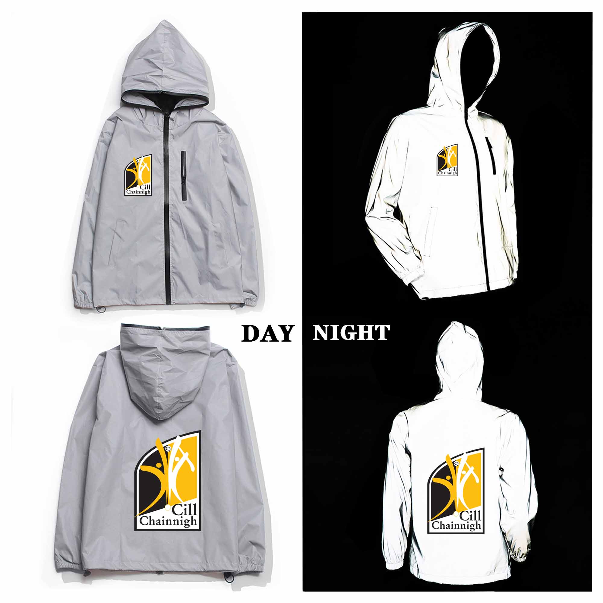 Kilkenny GAA Crest Reflective Jacket Kilkenny GAA Crest Reflective Jacket