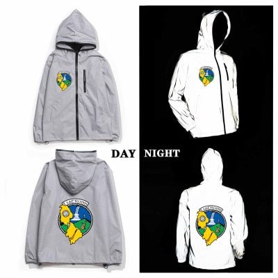 Leitrim GAA Crest Reflective Jacket