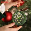 2D Celtic Knot Christmas Tree Ornament