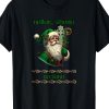 Irish Santa & Celtic Cross Christmas T-Shirt