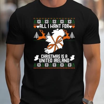 Irish Gifts - GAA, Ireland Football Jerseys, Ireland Rugby Jerseys Irish Unity Christmas Sweater T-Shirt