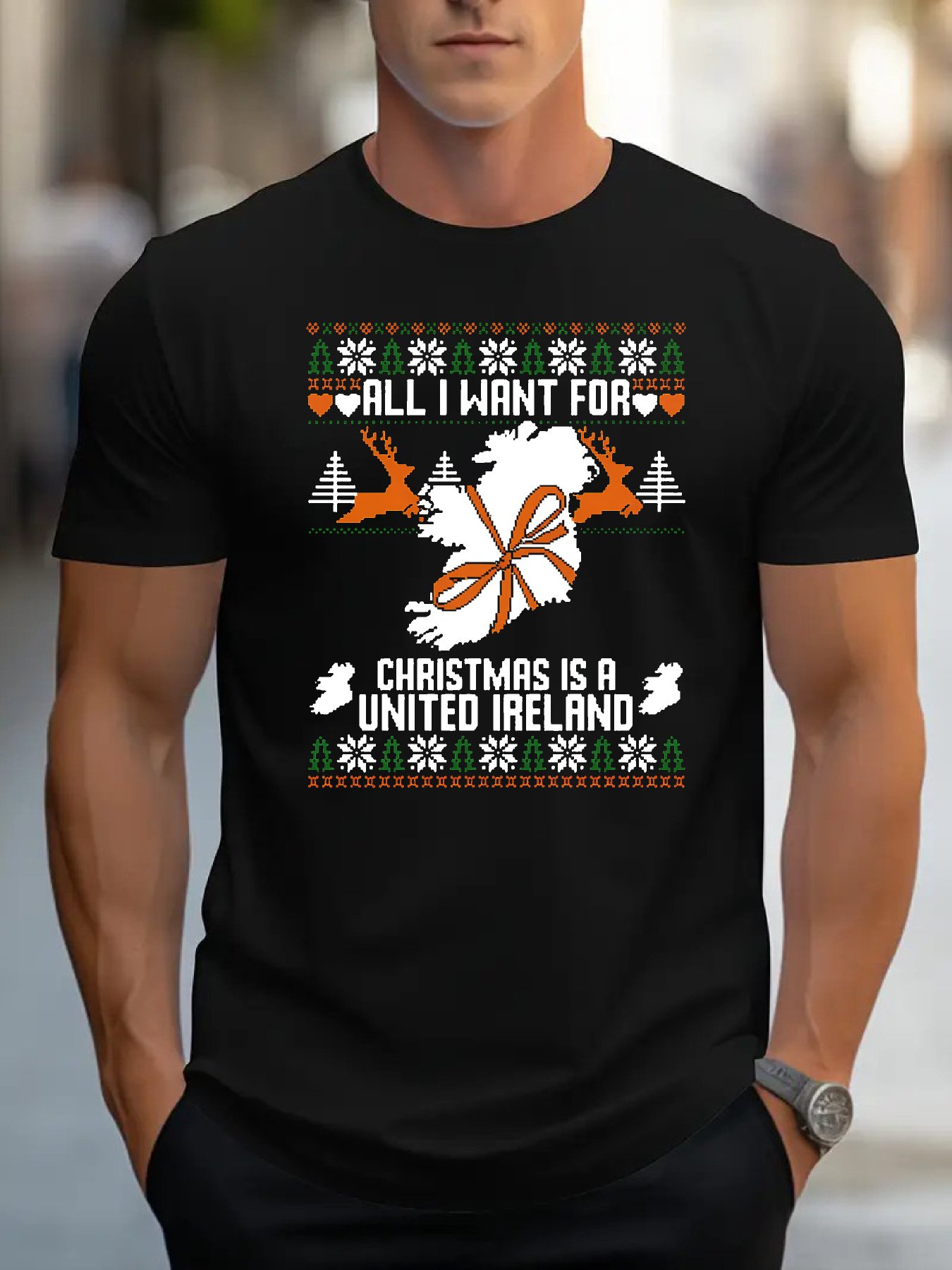 Irish Unity Christmas Sweater T-Shirt Irish Unity Christmas Sweater T-Shirt
