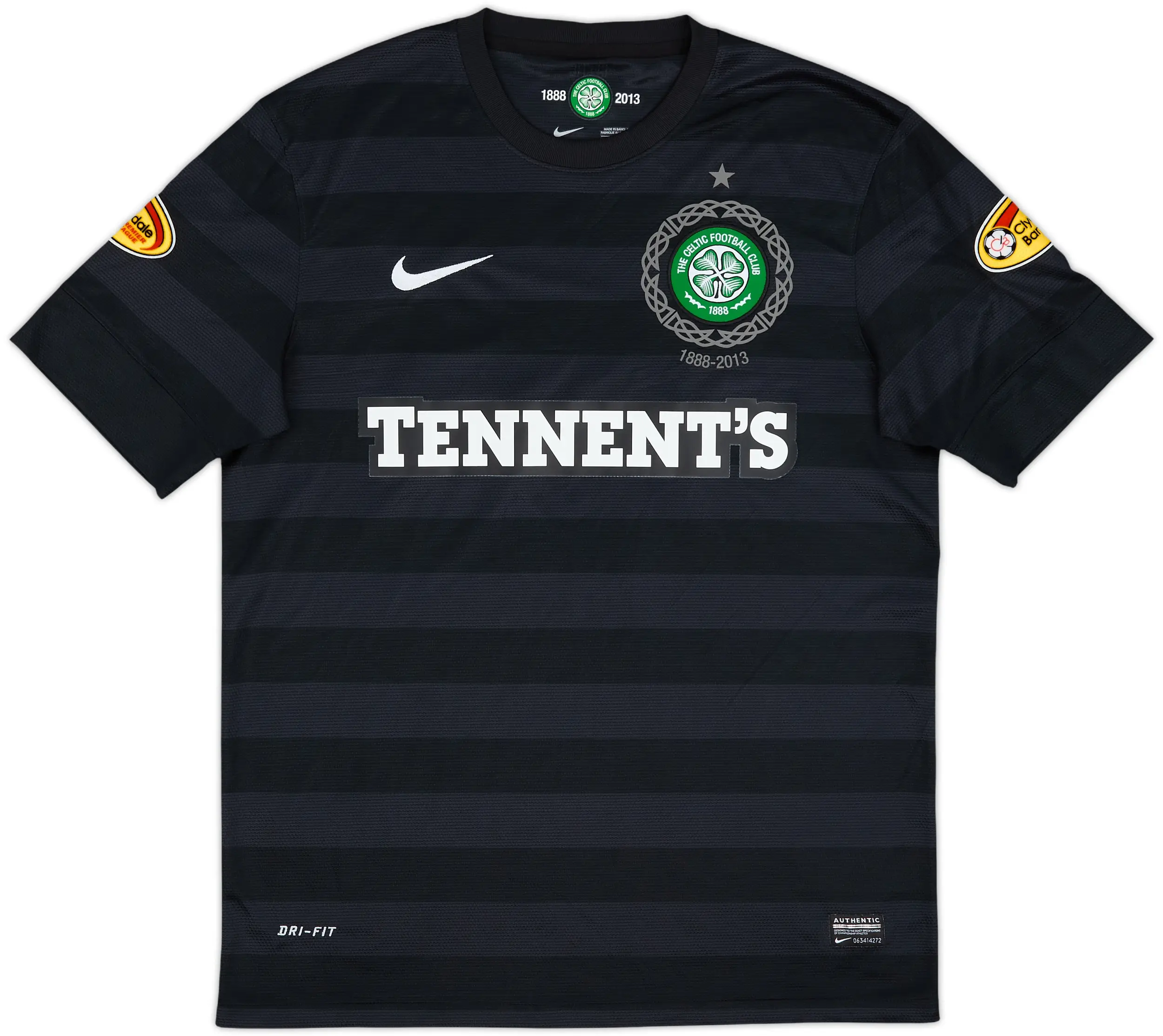 Celtic 2012-13 125th Black Away Jersey Celtic 2012-13 Black Away Jersey