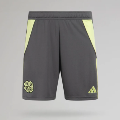 Celtic 2025-26 Black Grey GK Shorts