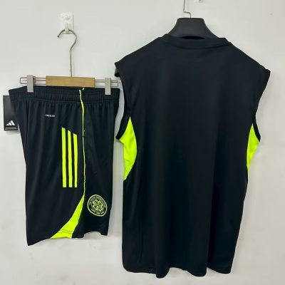 Celtic 2025-26 Black Sleeveless Adults Set