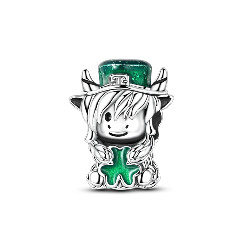 St. Patrick's Day Shamrock Leprechaun Charms Bead Pendant St. Patrick's Day Shamrock Leprechaun Charms Bead Pendant