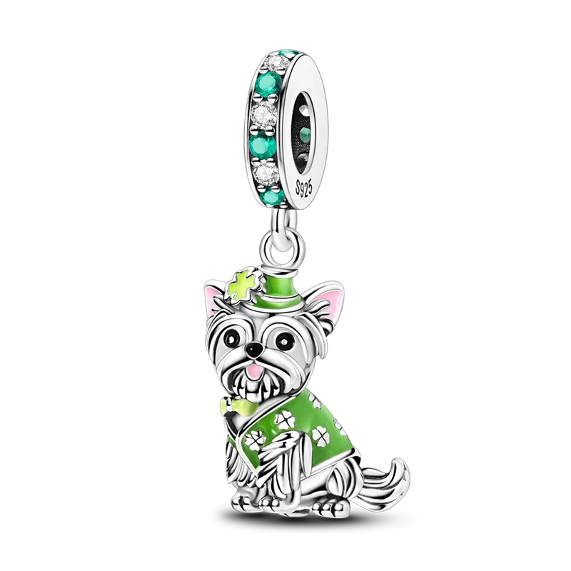 St. Patrick’s Day Ireland Shamrock Leprechaun Charm Bead St. Patrick’s Day Ireland Shamrock Leprechaun Charm Bead