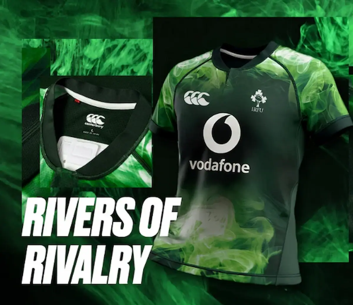 Limited Edition Ireland "Chicago" Pro Pre-Game Jersey by Canterbury