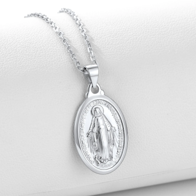 925 Silver Virgin Mary Necklace