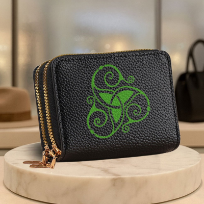 Celtic Knot Zipper Wallet
