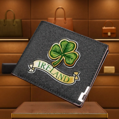 Ireland Clover Heritage Folding Wallet