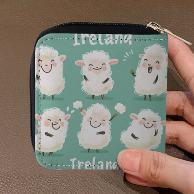 Irish Gifts - GAA, Ireland Football Jerseys, Ireland Rugby Jerseys Ireland Sheep Heritage Zip Wallet