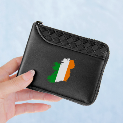 Irish Flag Design Large Capacity Wallet