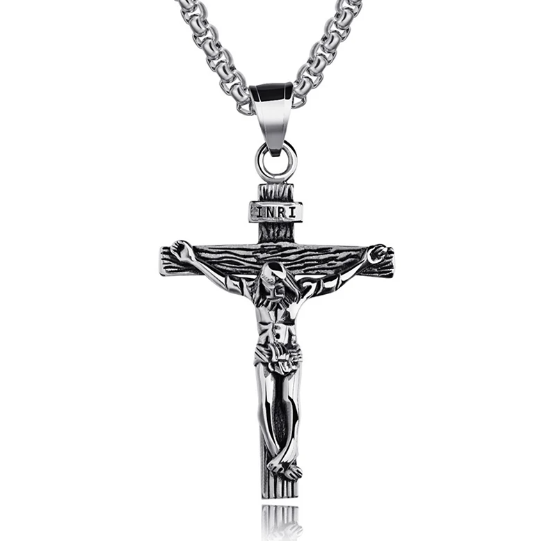 Jesus Cross Stainless Steel Necklace Jesus Cross Stainless Steel Necklace