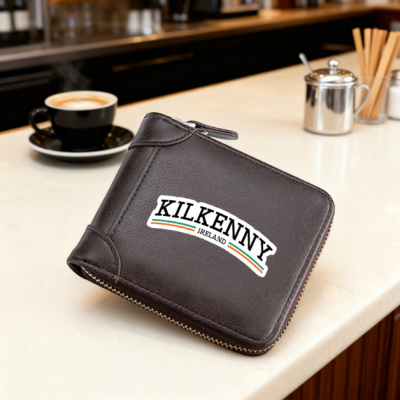 Kilkenny Ireland Zipper Travel Wallet