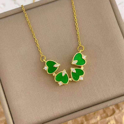 Lucky Irish Clover Charm Necklace