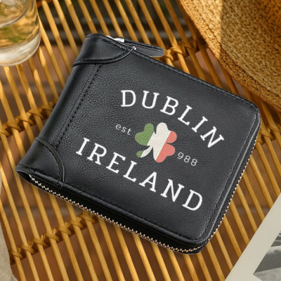 Men’s Dublin Ireland Zipper Wallet