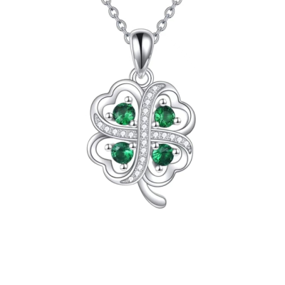 St. Patrick's Day Lucky Clover Pastoral Necklace