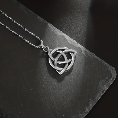 Vintage Celtic Knot Pendant Necklace