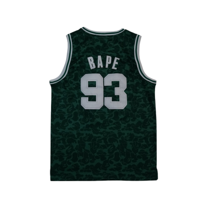 Boston Celtics BAPE Camo Limited Edition 2022-2023 Green Jersey #93 (1)