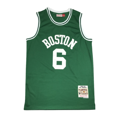Boston Celtics Bill Russell Classic 1962-63 Jersey #6