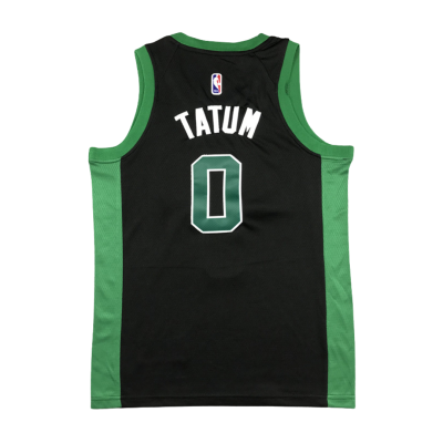 Boston Celtics Black City Edition 2021-22 Green And Black Jersey #0 (1)