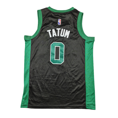 Boston Celtics Black City Nike Edition 2021-22 Green And Black Jersey #0 (1)