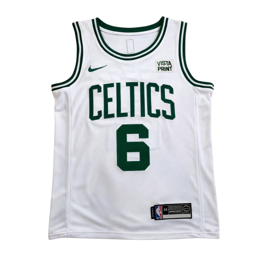 Boston Celtics Home 2022–23 White Jersey #6 Boston Celtics Home 2022–23 White Jersey #6 (1)