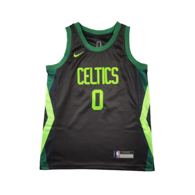 Boston Celtics Jaylen Brown City Edition 2020-21 Black Jersey #0