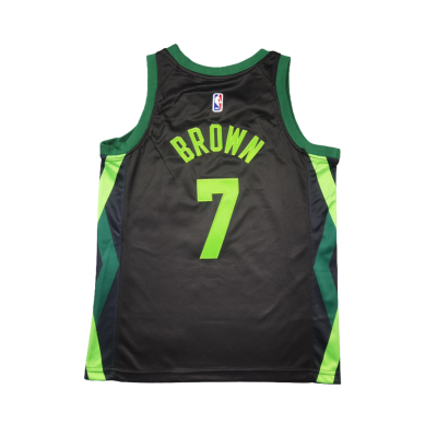 Boston Celtics Jaylen Brown City Edition 2020-21 Black Jersey #7 (1)
