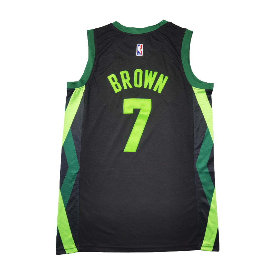 Boston Celtics Jaylen Brown City Edition 2020-21 Black Jersey #7 Boston Celtics Jaylen Brown City Edition 2020-21 Black Jersey #7 (1)