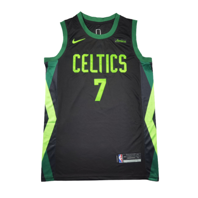 Boston Celtics Jaylen Brown City Edition 2020-21 Black Jersey #7