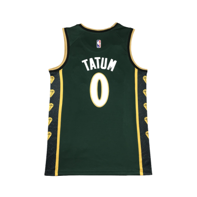 Boston Celtics Jaylen Brown City Edition 2023-24 Green Jersey #0