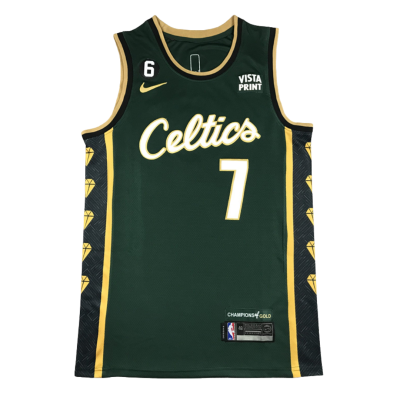 Boston Celtics Jaylen Brown City Edition 2023-24 Green Jersey #7