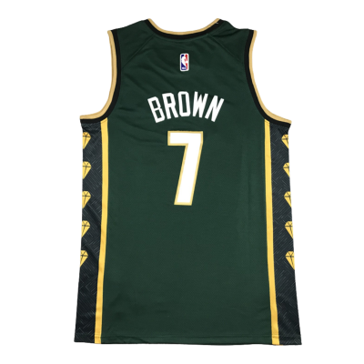 Boston Celtics Jaylen Brown City Edition 2023-24 Green Jersey #7