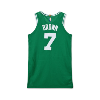 Boston Celtics Jaylen Brown Nike 2018-19 Green Jersey #7 (1)