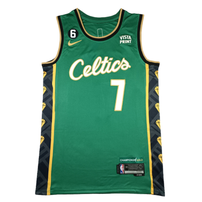 Boston Celtics Jayson Tatum City Edition 2022–23 Green Jersey #7