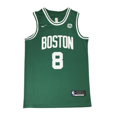 Boston Celtics Kyrie Irving Home 201Boston Celtics Kemba Walker Statement 2019–20 Green Jersey #87-18 White jersey #11 (1)