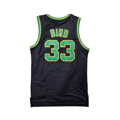 Boston Celtics Larry Bird 1980-1981 Black & Green Jersey #33 (1)