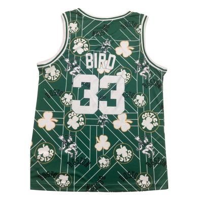 Boston Celtics Larry Bird Throwback 1985-86 Green Jersey #33 (1)